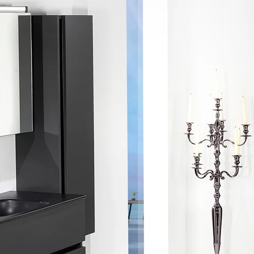 Шкаф-пенал Armadi Art Vallessi 35 антрацит матовый , изображение 2