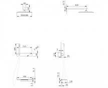 Душевой комплект Abber Rund AF8750 хром , изображение 3