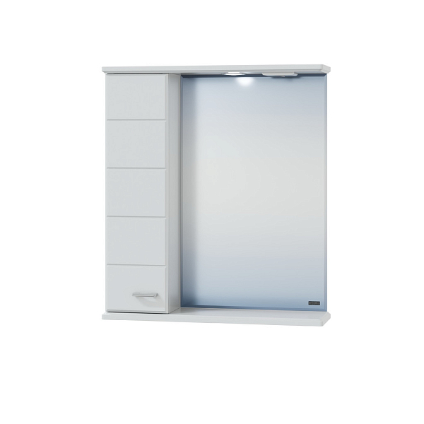 Зеркало-шкаф СаНта Омега 60 L с подсветкой , изображение 1