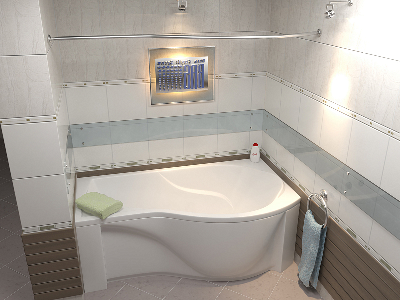 Акриловая ванна Bas Капри В 00016 170х95 R , изображение 3
