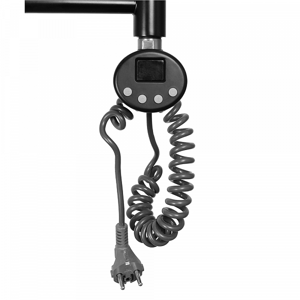 Полотенцесушитель электрический Domoterm Калипсо 50х70 R черный , изображение 3