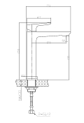Смеситель BelBagno Ancona LMC-CRM для раковины , изображение 2