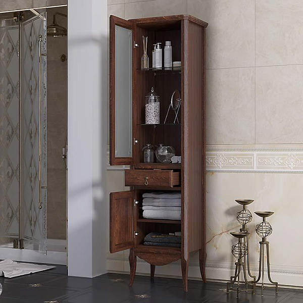 Шкаф-пенал Opadiris Лоренцо 45 L светлый орех , изображение 2