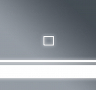 Зеркало Бриклаер Эстель-1 100 с подсветкой, сенсор на зеркале , изображение 5