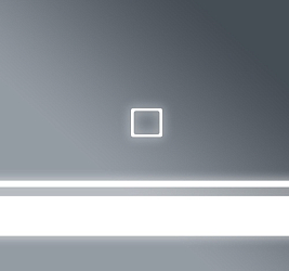 Фото Зеркало Бриклаер Эстель-1 100 с подсветкой, сенсор на зеркале