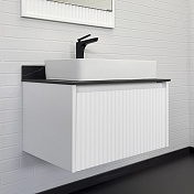 Тумба с раковиной Comforty Марсель 75 белый матовый, с раковиной Comforty 78189 , изображение 1