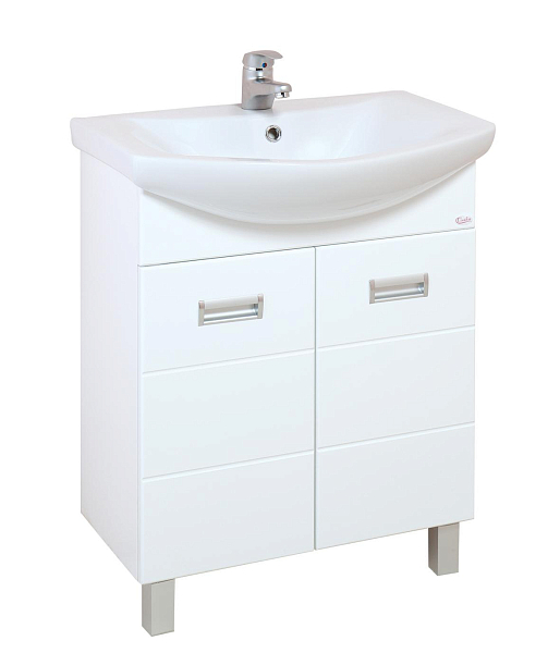 Тумба под раковину Onika Балтика 60 белая 106040 , изображение 1