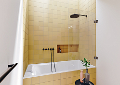 Акриловая ванна Riho Still Shower led 180х80 , изображение 2