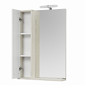 Зеркало-шкаф Aquaton Бекка PRO 60 белый, дуб сомерсет , изображение 2