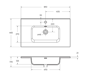 Фото Раковина BelBagno BB800ETL