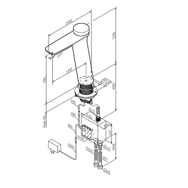Смеситель AM.PM Inspire 2.0 F50A92400 для раковины , изображение 9
