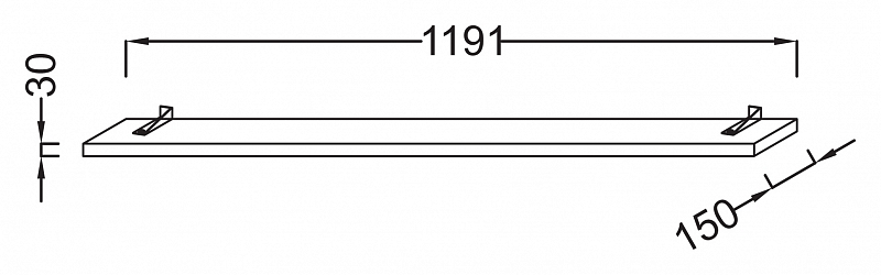 Светильник Jacob Delafon Struktura EB1219-N18 , изображение 3