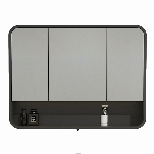 Зеркало-шкаф Black&White Universe U930.MC1000 100 с подсветкой , изображение 1