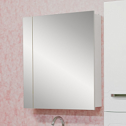 Фото Зеркало-шкаф Sanflor Анкона 70 R белый глянец