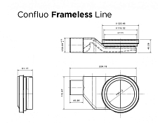 Душевой лоток Pestan Confluo Frameless Line 13701202 45 см , изображение 15