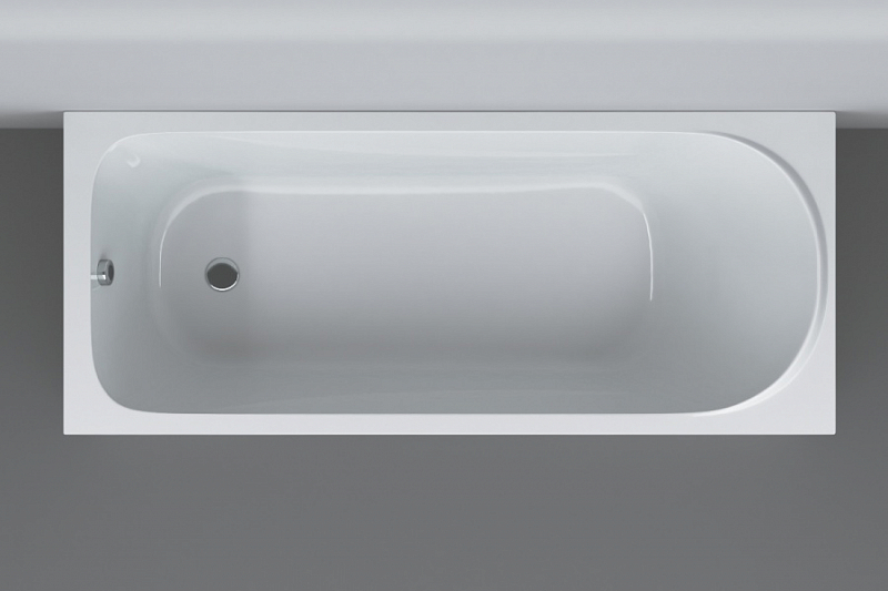 Акриловая ванна AM.PM Sense W75A-170-070W-KL 170х70 со сливом-переливом , изображение 2