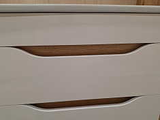 Тумба под раковину СаНта Сатурн 75 подвесная, дуб австрийский , изображение 3