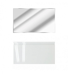 Фото Тумба с раковиной Эстет Dallas Luxe 120 L белая подвесная 1 длинный ящик