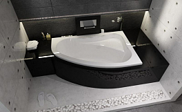 Акриловая ванна Riho Lyra 140x90 L , изображение 3