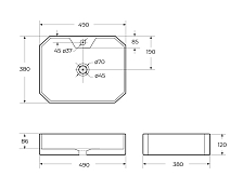 Раковина BelBagno BB1387 50 см , изображение 9