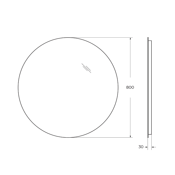 Зеркало BelBagno SPC-INT-800-LED , изображение 7