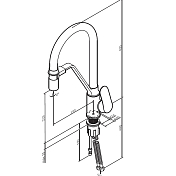 Изображение Смеситель AM.PM Like F8007802 для кухонной мойки Смеситель AM.PM Like F8007802 для кухонной мойки , изображение 11