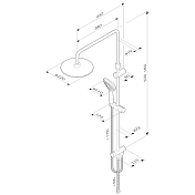 Душевая стойка AM.PM Gem F0790022 , изображение 13