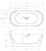 Акриловая ванна Abber AB9320-1.6 160x75 , изображение 5