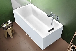 Акриловая ванна Riho Rething Cubic 160х70 , изображение 2