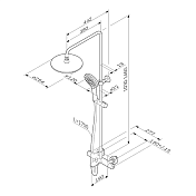 Душевая стойка AM.PM Like F0780564 , изображение 13