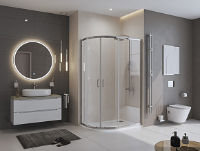 Фото Поддон для душа BelBagno Uno TRAY-MR-UNO-RH-120/90-550-35-W-L-CR 120x90