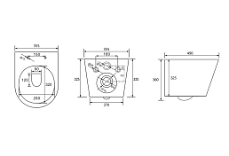 Унитаз подвесной Abber Bequem AC1102MW , изображение 8