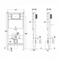 Фото Комплект Point Вега PN48129WC (унитаз с инсталляцией, сиденье с микролифтом, клавиша Виктория, белая/хром)