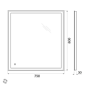 Зеркало BelBagno SPC-GRT-750-800-LED-TCH , изображение 8