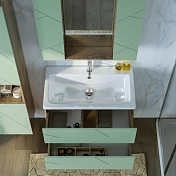 Изображение Тумба под раковину Бриклаер Кристалл 80 фисташка/дуб гранж песочный Тумба под раковину Бриклаер Кристалл 80 фисташка/дуб гранж песочный , изображение 14