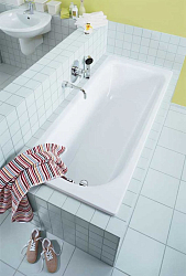 Фото Стальная ванна Kaldewei Advantage Saniform Plus 375-1 112800013001 180х80 с покрытием Easy-Clean