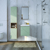 Изображение Тумба под раковину Бриклаер Кристалл 50 фисташка/дуб гранж песочный Тумба под раковину Бриклаер Кристалл 50 фисташка/дуб гранж песочный , изображение 7