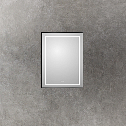 Фото Зеркало BelBagno Kraft SPC-KRAFT-600-800-LED-TCH-WARM-NERO