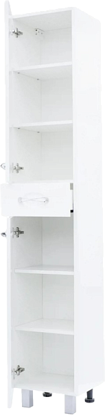 Шкаф-пенал Sanflor Палермо R белый глянцевый , изображение 2