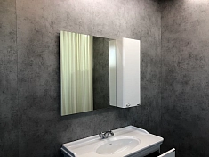 Зеркало-шкаф Comforty Неаполь 100 белый глянец , изображение 4