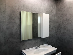 Фото Зеркало-шкаф Comforty Неаполь 100 белый глянец