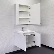 Тумба с раковиной Comforty Лима 70П белый матовый , изображение 4