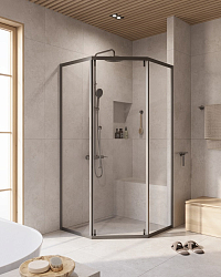 Фото Душевой уголок Cezares Relax RELAX-304-P-1-100-C-GM