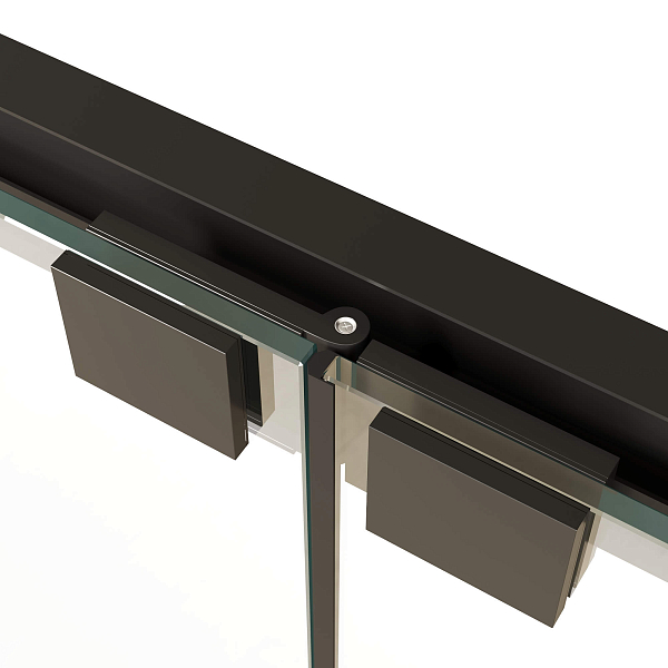 Душевая дверь RGW Passage PA-21В 70 см профиль черный, стекло прозрачное , изображение 4