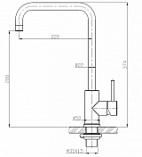 Смеситель BelBagno BB-LAM03A-IN для кухонной мойки , изображение 4