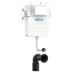 Фото Смывной бачок скрытого монтажа Abber AC0104 для приставного унитаза
