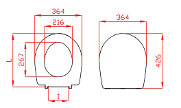 Крышка-сиденье Vitra Universal 800-003-709 с микролифтом , изображение 2