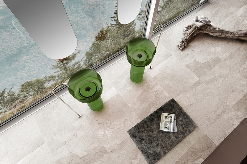 Раковина Abber Kristall AT2702Emerald-H 45 см , изображение 3