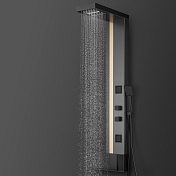 Душевая панель Black&White Gravity GR026 черный/золото , изображение 8