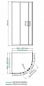 Душевой уголок Wasserkraft Main 41S23 100x100 , изображение 10